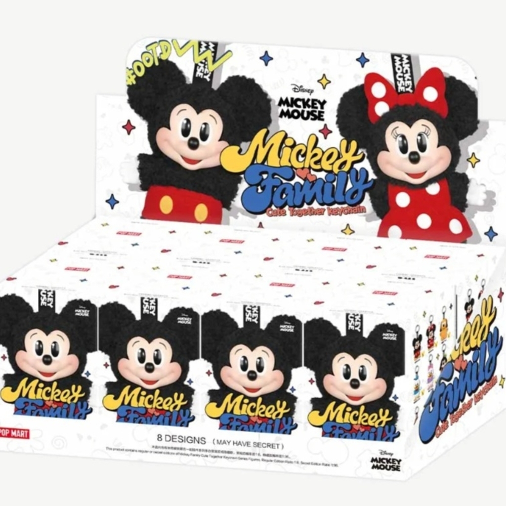 Disney Mickey Mouse Family Figurines Blind Box Pop Mart 💯 Authentic